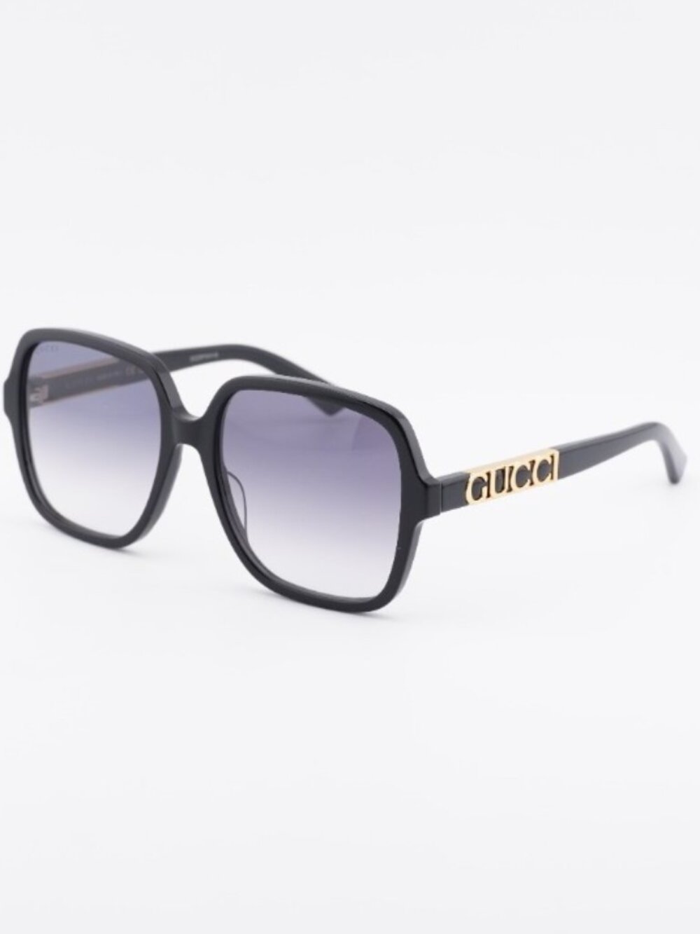 Gucci GG1189S 002 Sunglasses Black Square Frame, Grey Gradient Lenses